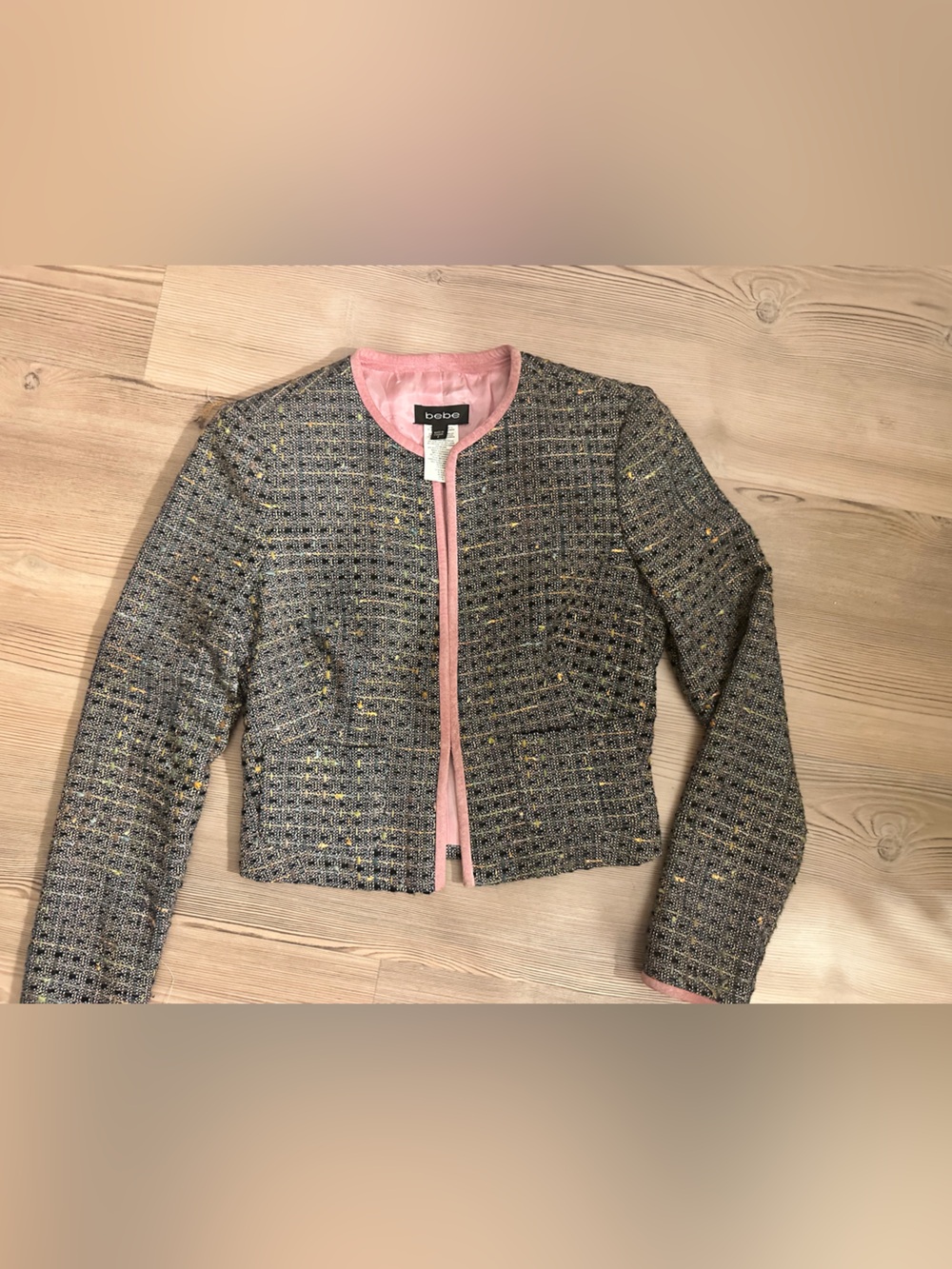 Vintage Y2K Bebe Tweed Blazer